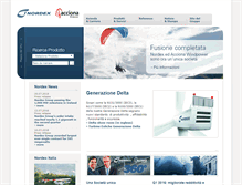 Tablet Screenshot of nordex-online.it